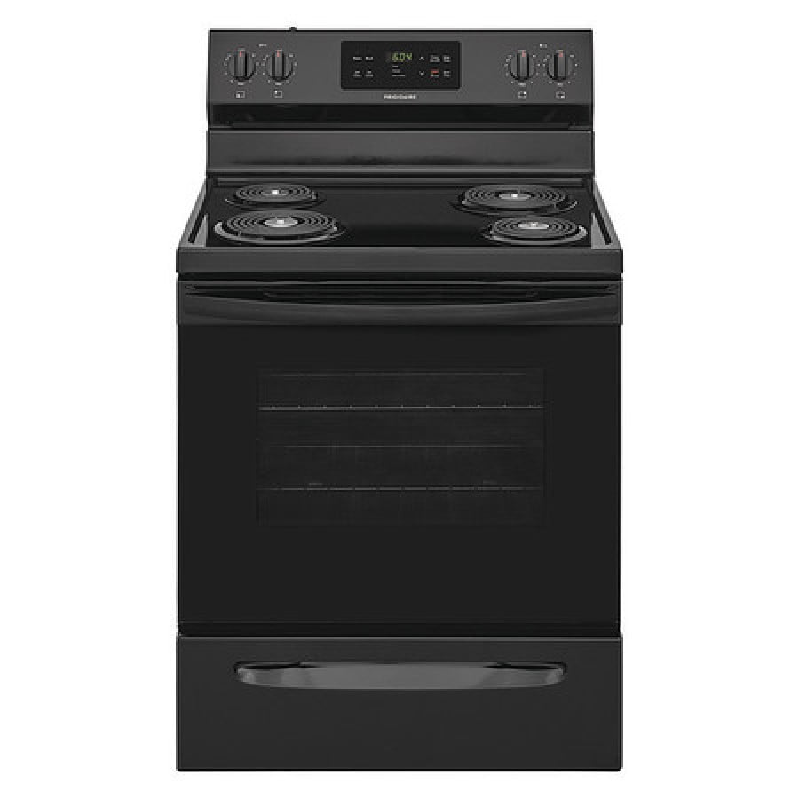 Frigidaire top stove electric black ffef3016vbf